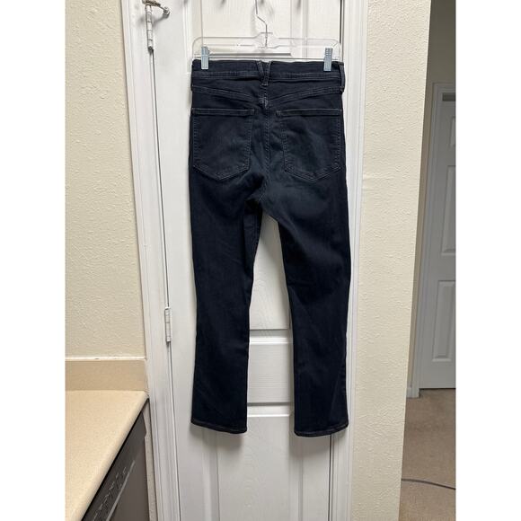 Veronica Beard Carly Kick Flare High Rise Dark Ink Wash Jeans Size 28 - Picture 5 of 7